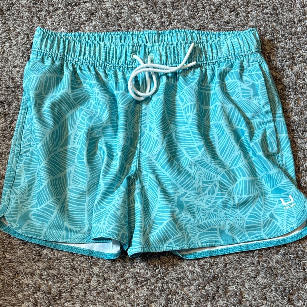 Huk Blue Pursuit Volley Shorts